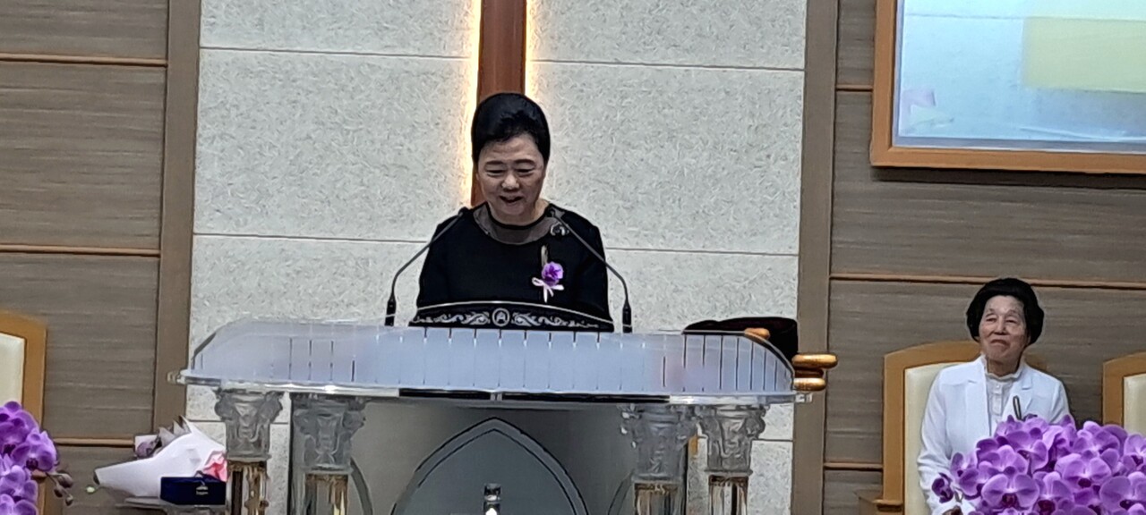 총회장 김영희 목사.